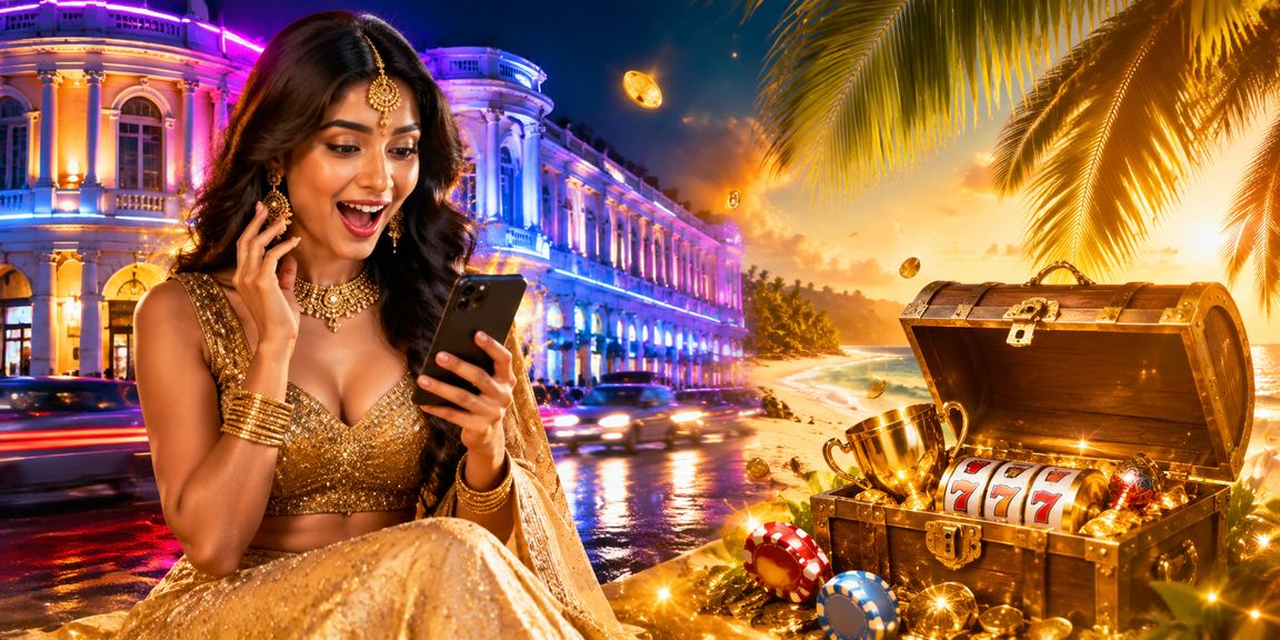 Mobile betting user enjoying sports on the go in busy Delhi area
